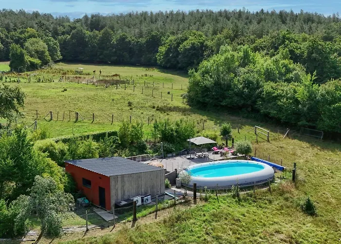 Maison Independante Avec Nordique, Piscine Partagee Et Jardin - Fr-1-497-116 * La Lande-de-Goult